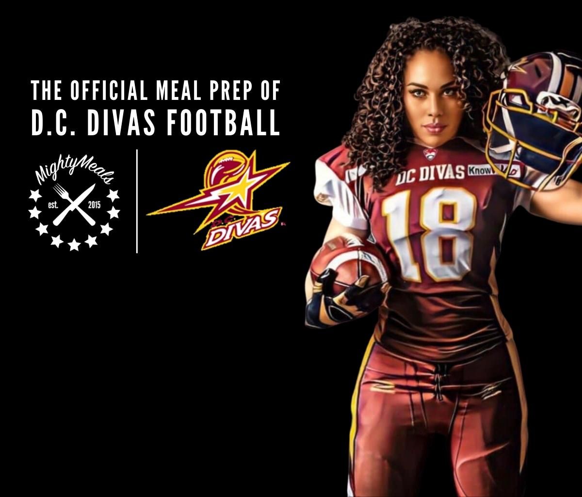 MightyMeals is the Official Meal Prep Company of D.C. Divas Football