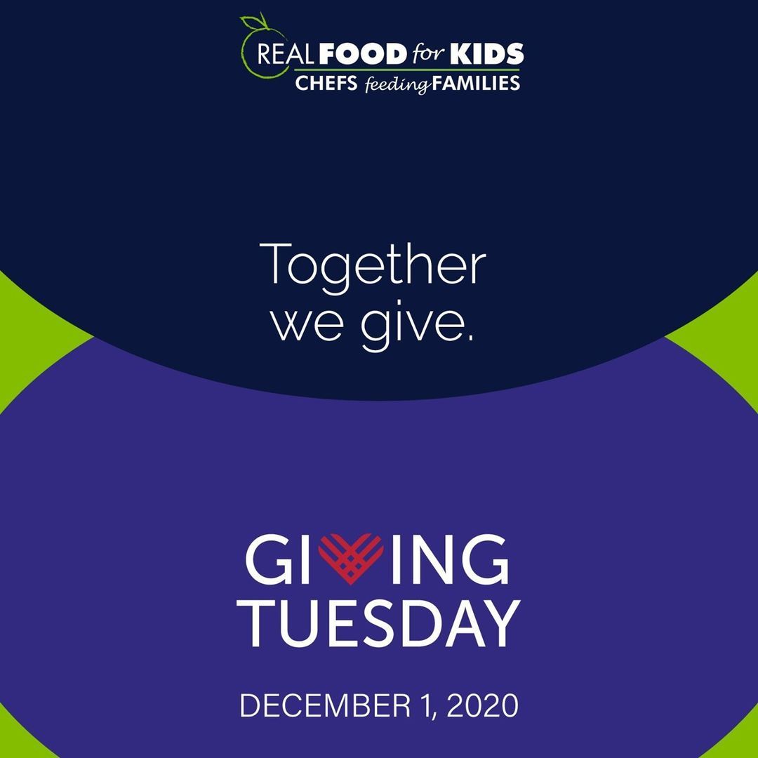 GIVING TUESDAY: Please Give to Real Food for Kids