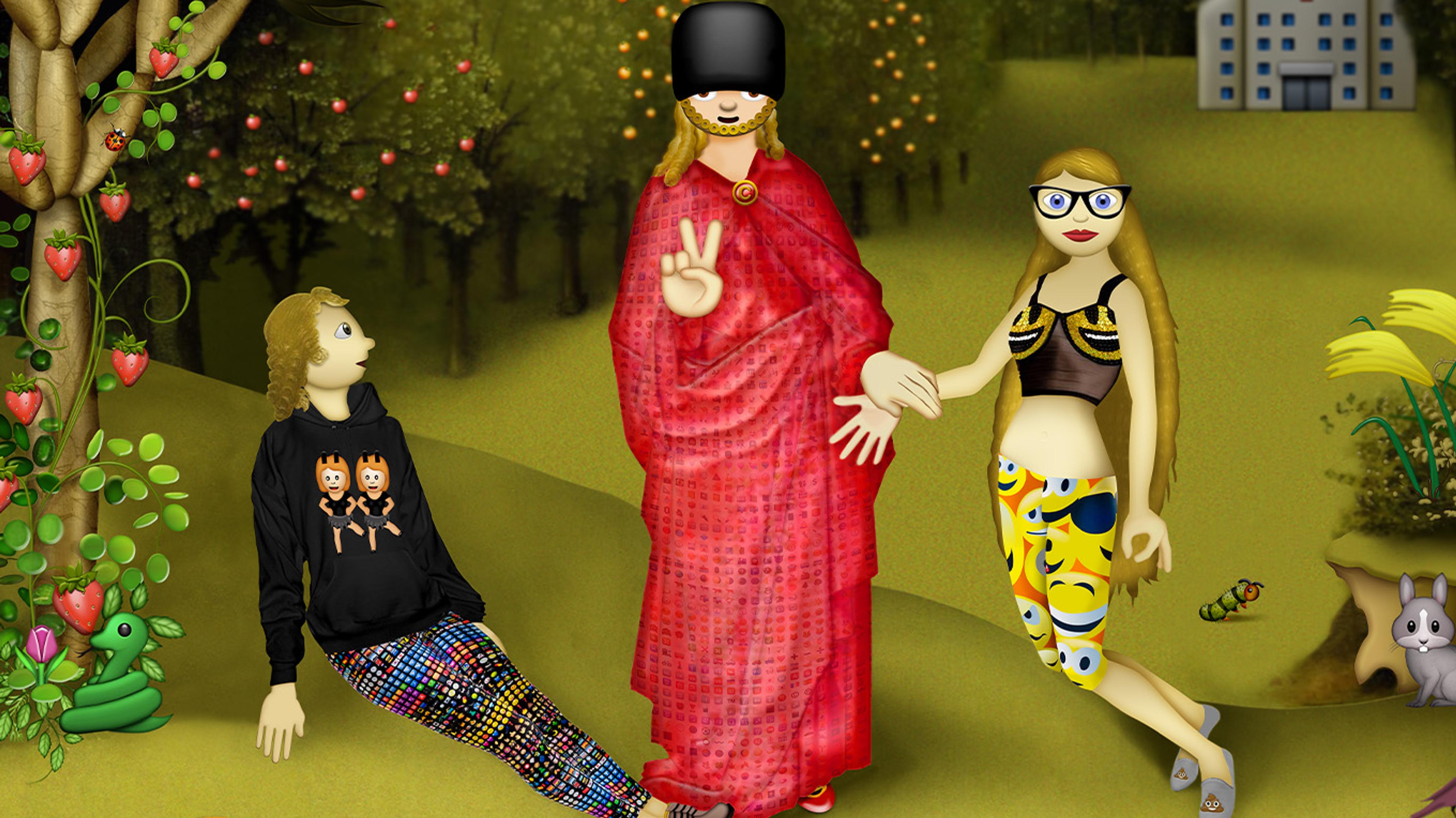 Utställning | The Garden of Emoji Delights | Carla Gannis | Fotografiska Stockholm