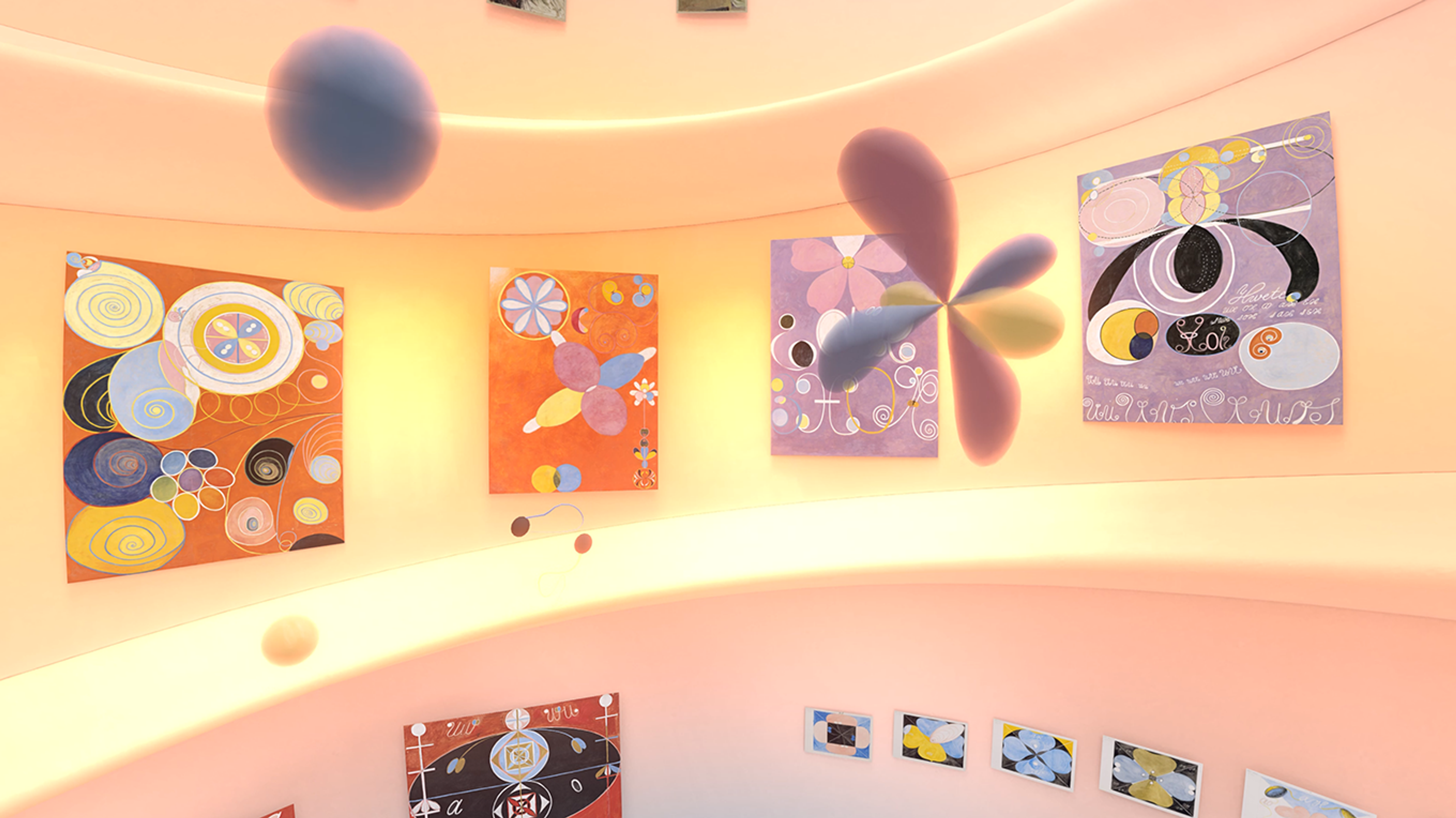 From the VR-exhibition The Temple. © Stolpe Publishing.