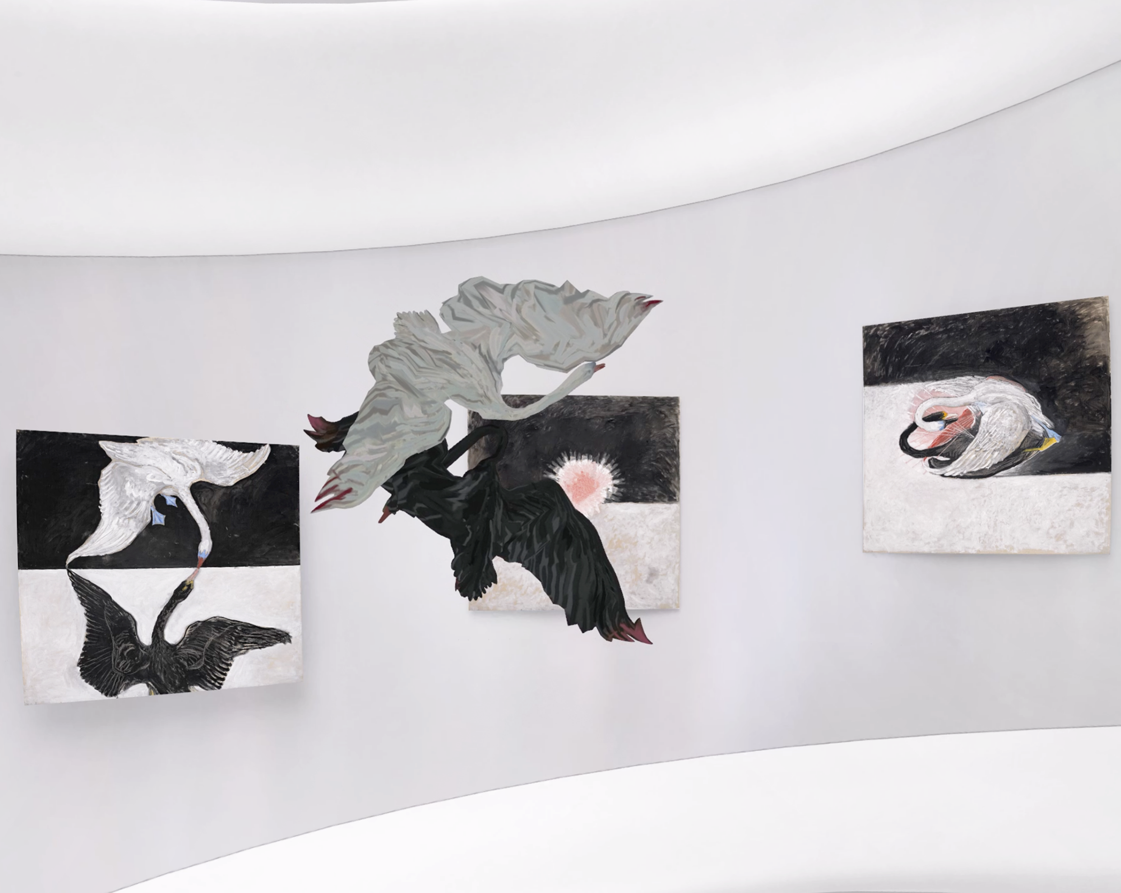 From the VR-exhibition The Temple. © Stolpe Publishing.