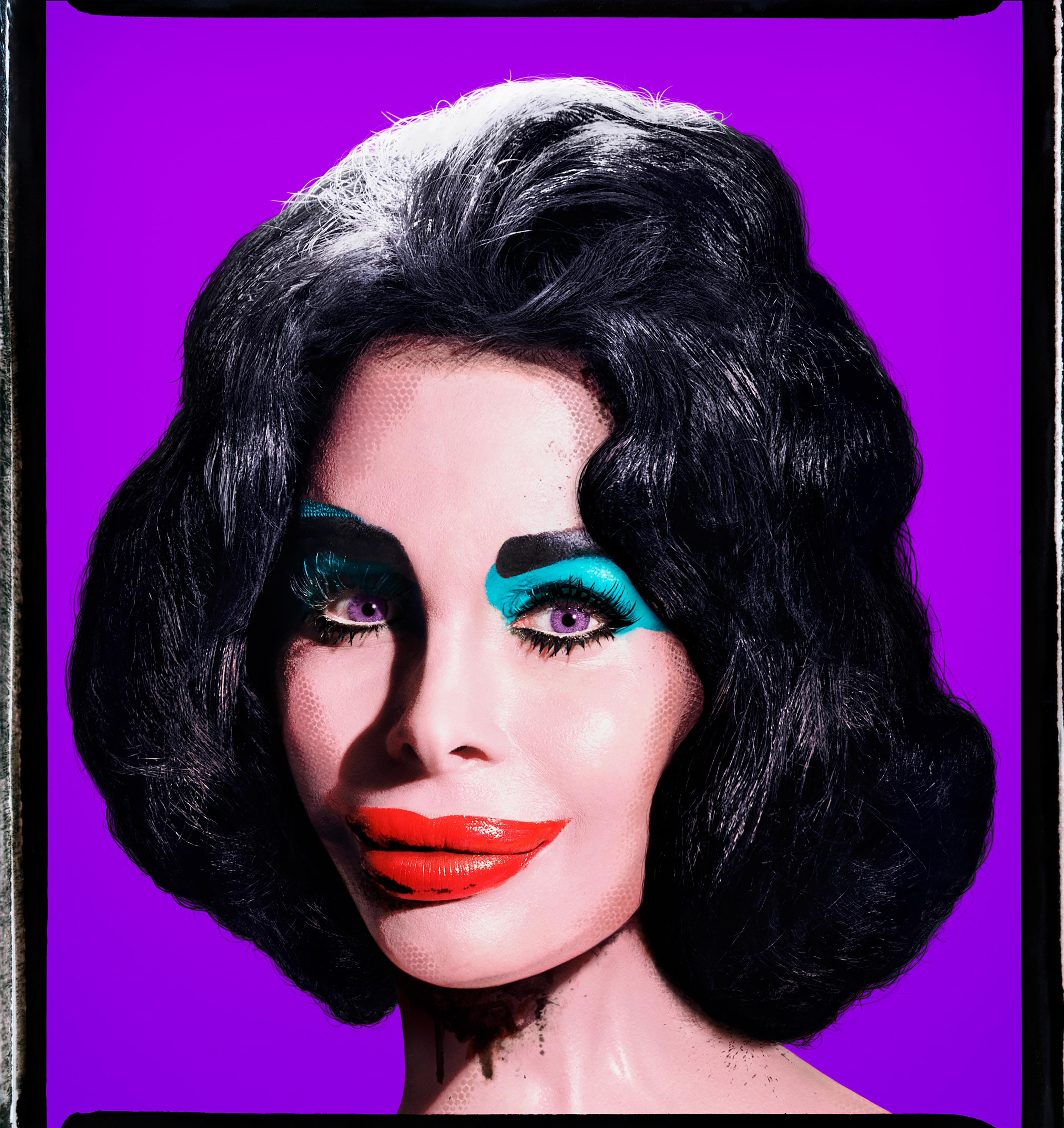 'Amanda as Andy Warhol's Liz in Purple', 2007 © David LaChapelle