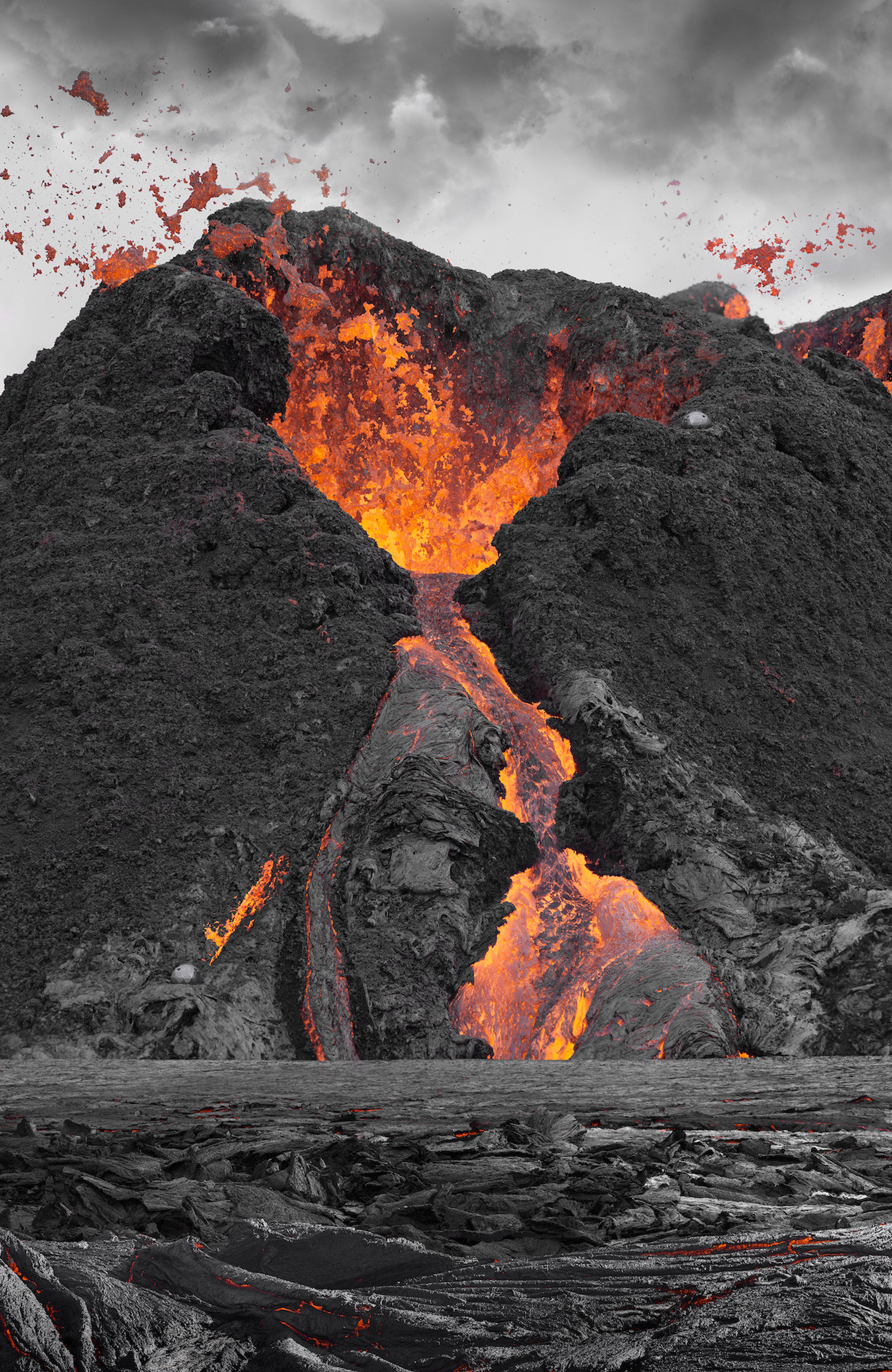 eruption II, 2022 © BANK / Michael Najjar