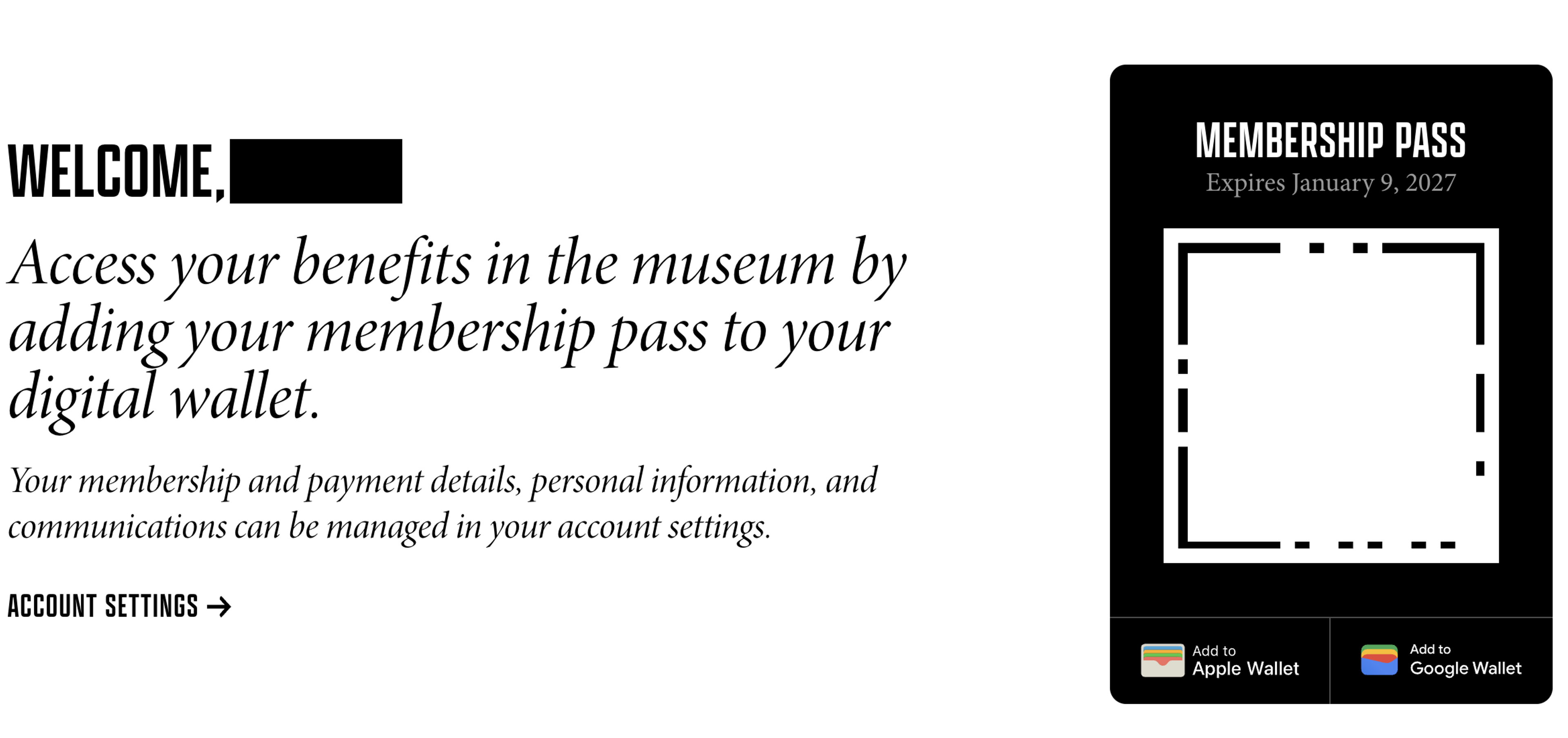 Membership Wallet
