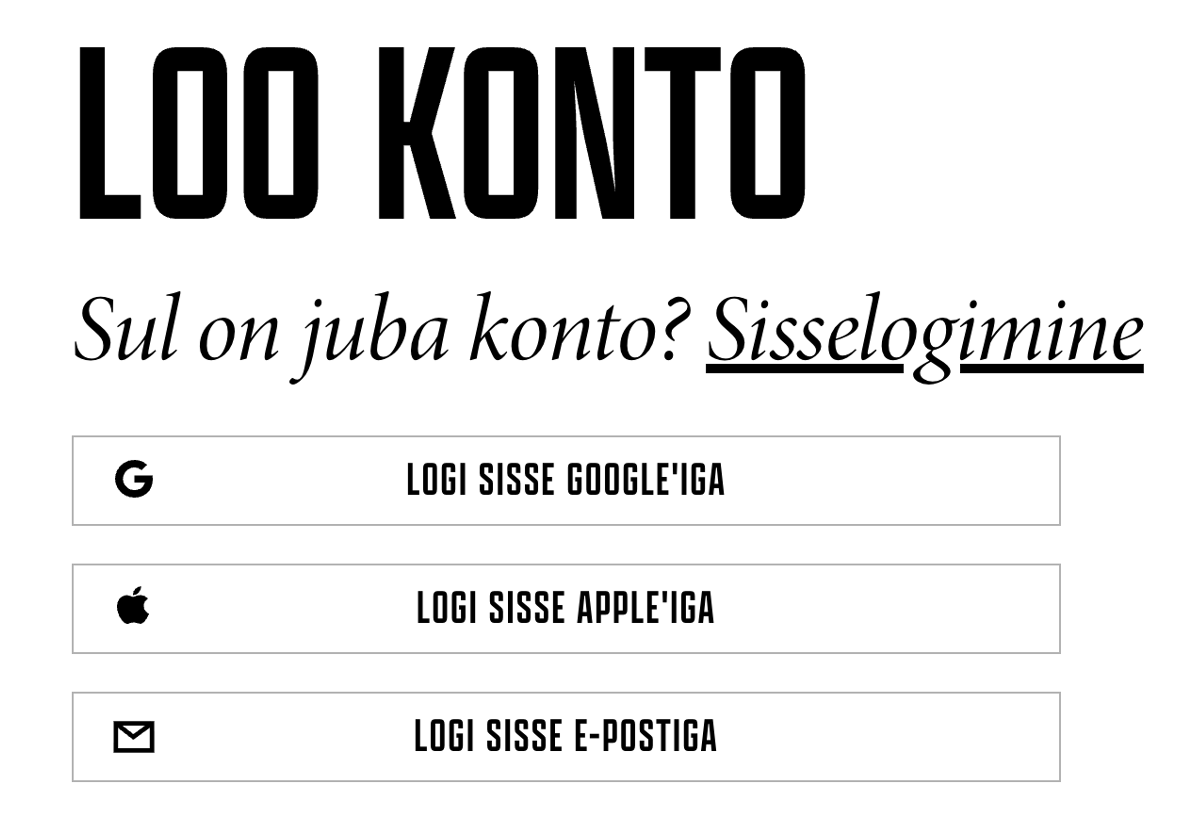 Loo konto