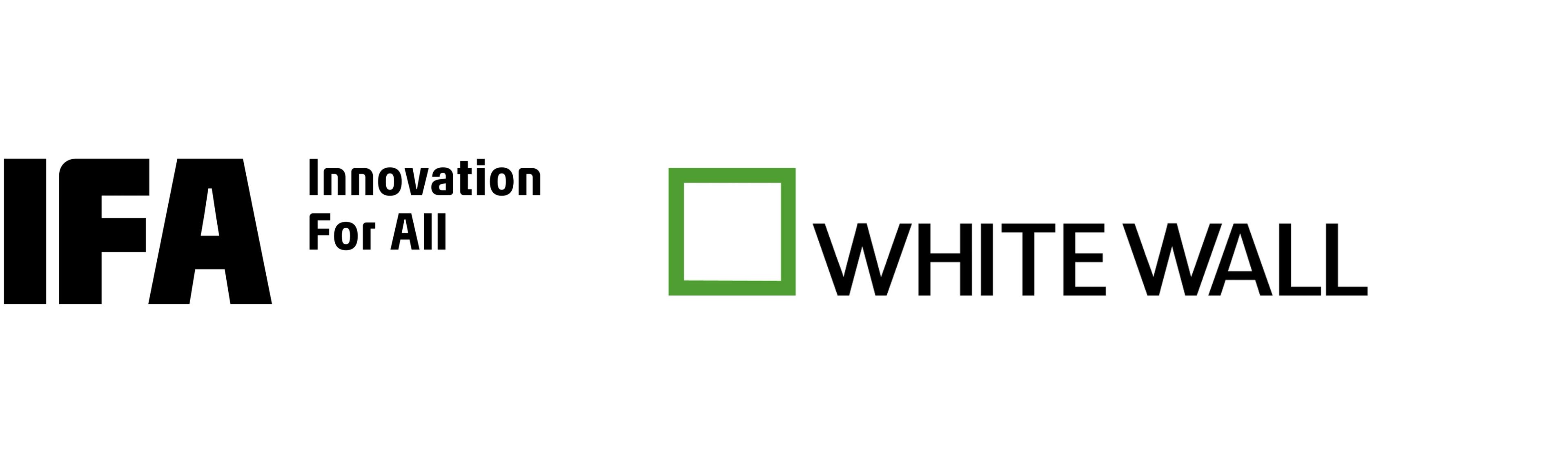 Logo of IFA Berlin and White Wall