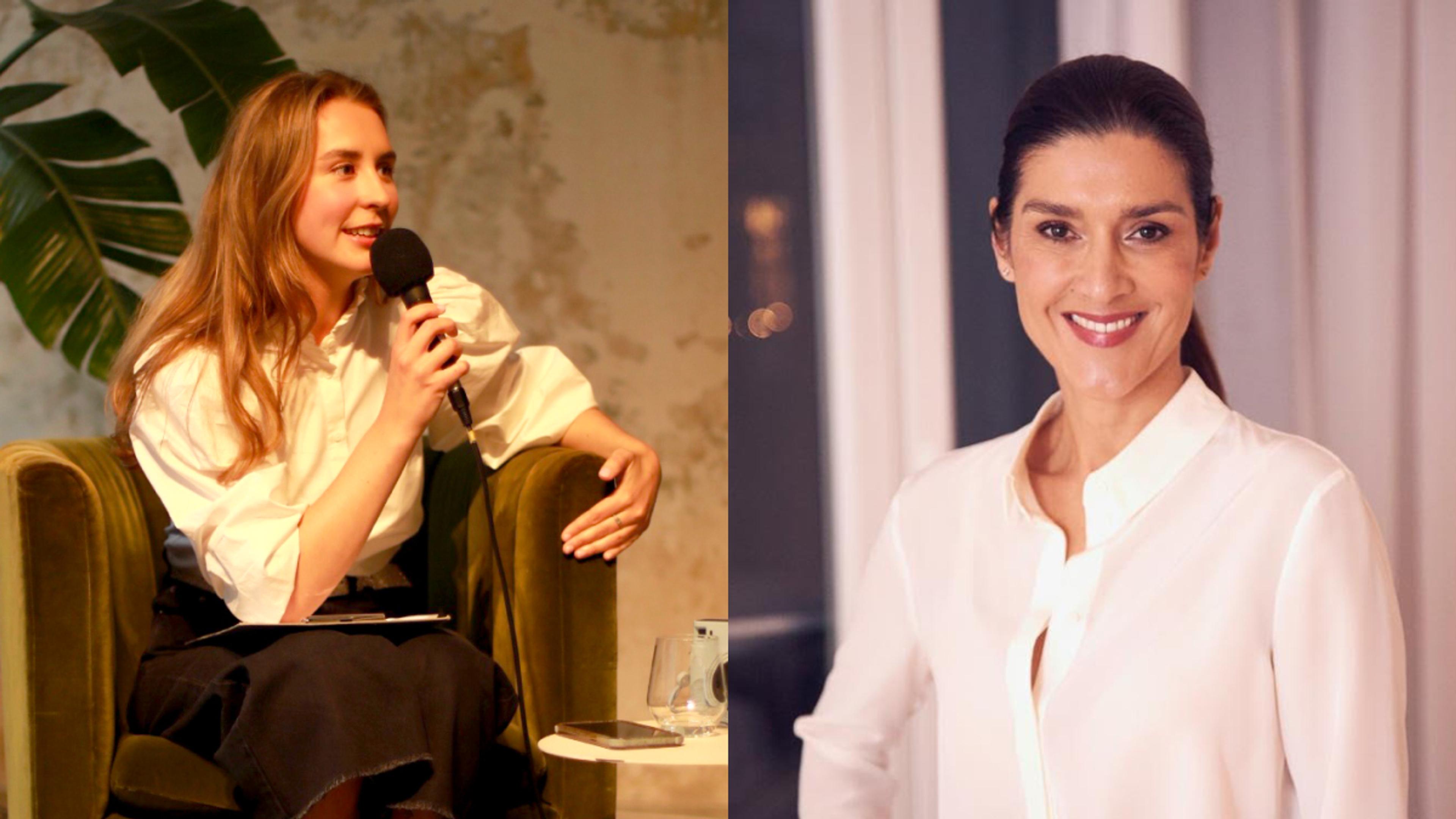 Portrait images of Daria Suvorova-Konstandin and Preeti Malkani