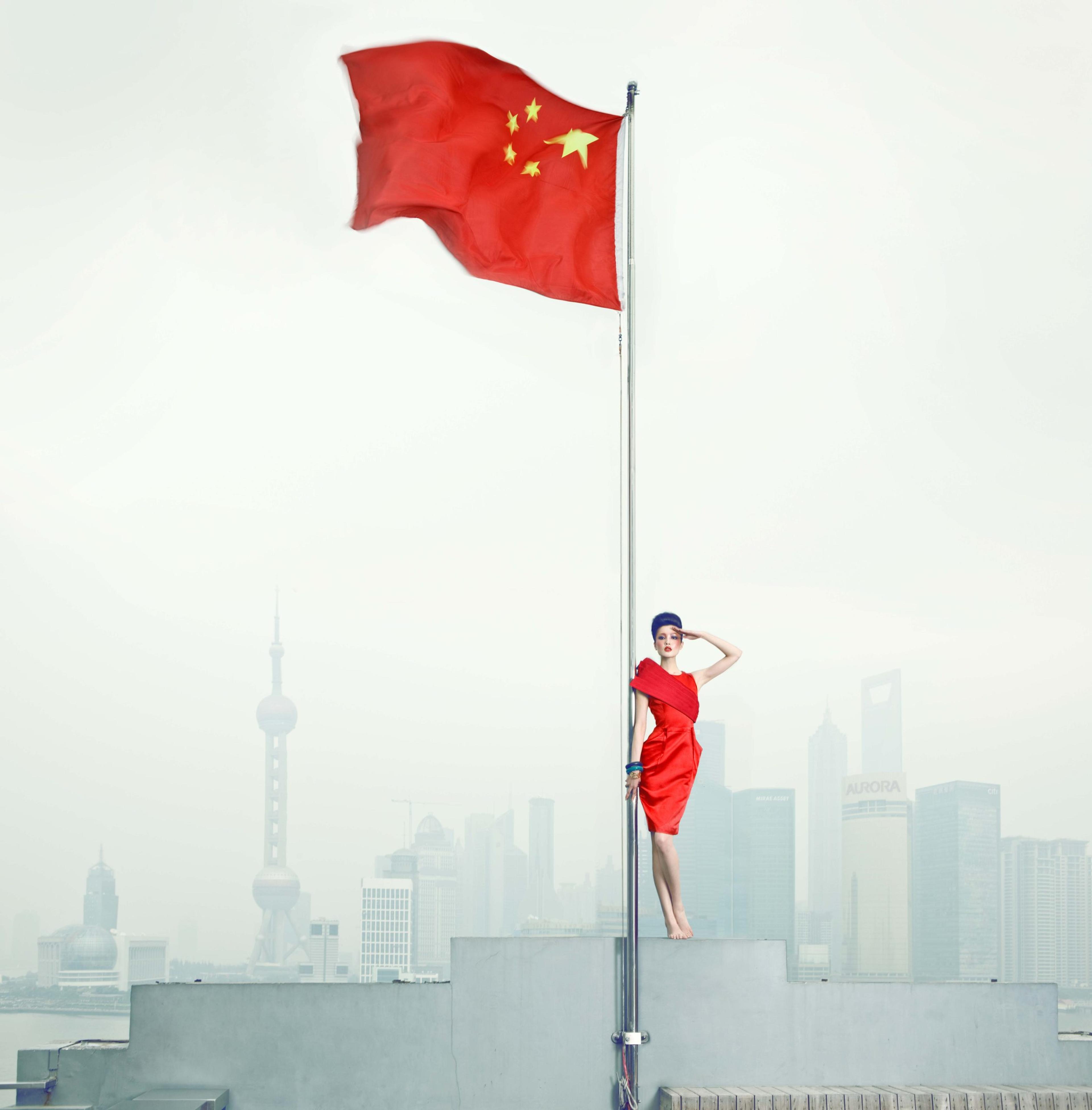 © Chen Man, Long live the motherland, Shanghai 2010