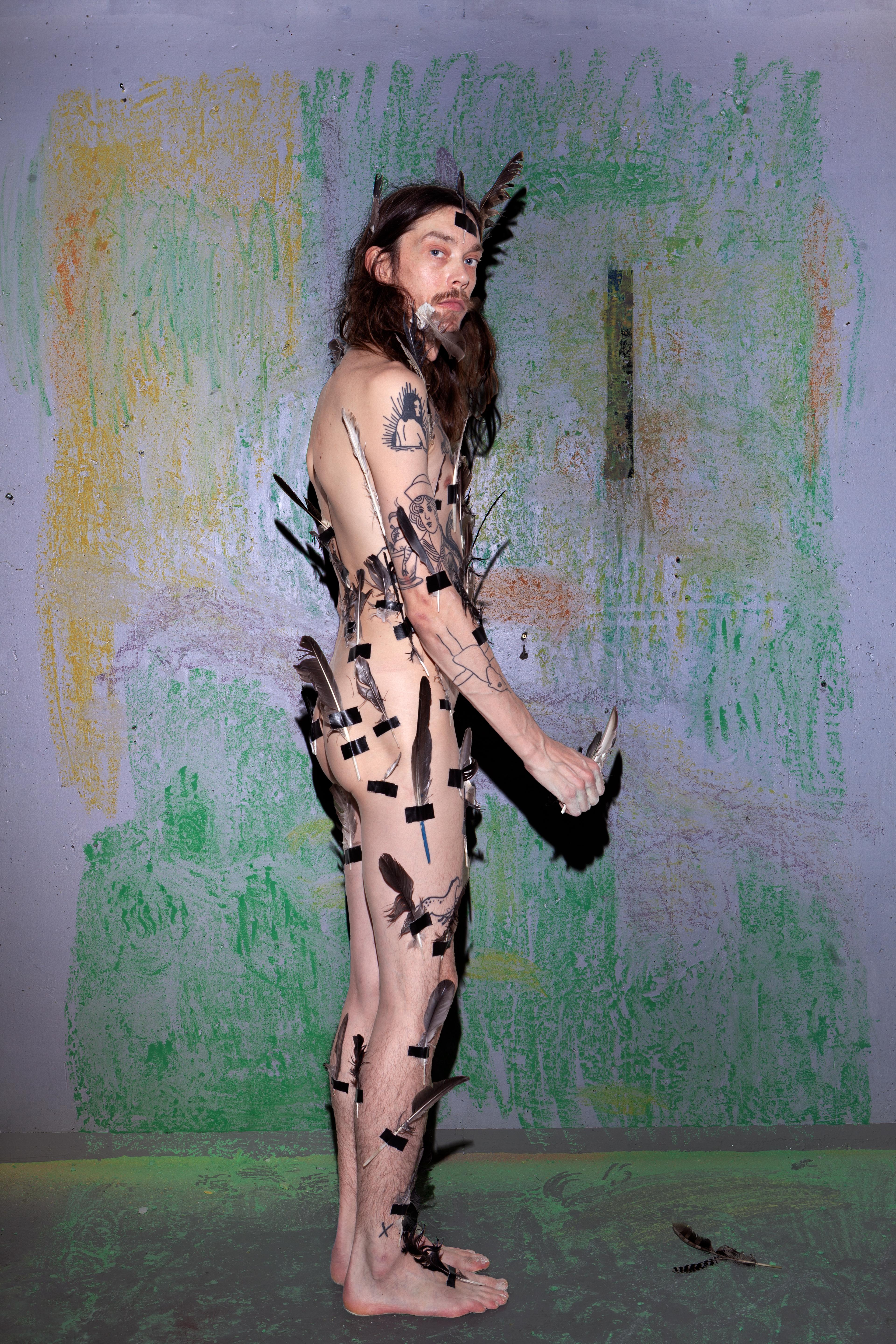 'Boy with a Crow', from the series 'Crybaby-87', 2026 © Karl Ketamo