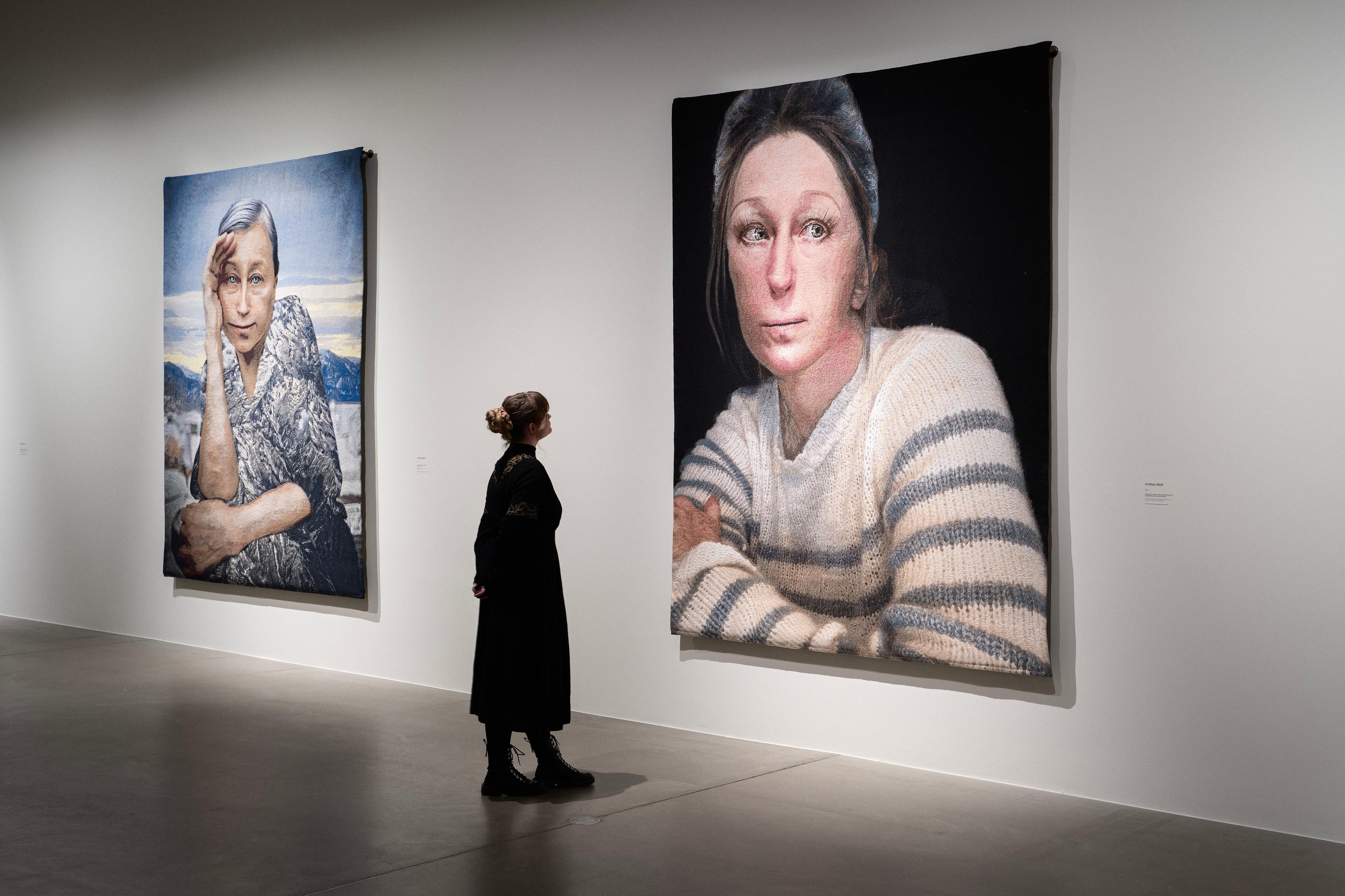 Cindy Sherman Tapestries at ARoS Aarhus Art Museum 2023.