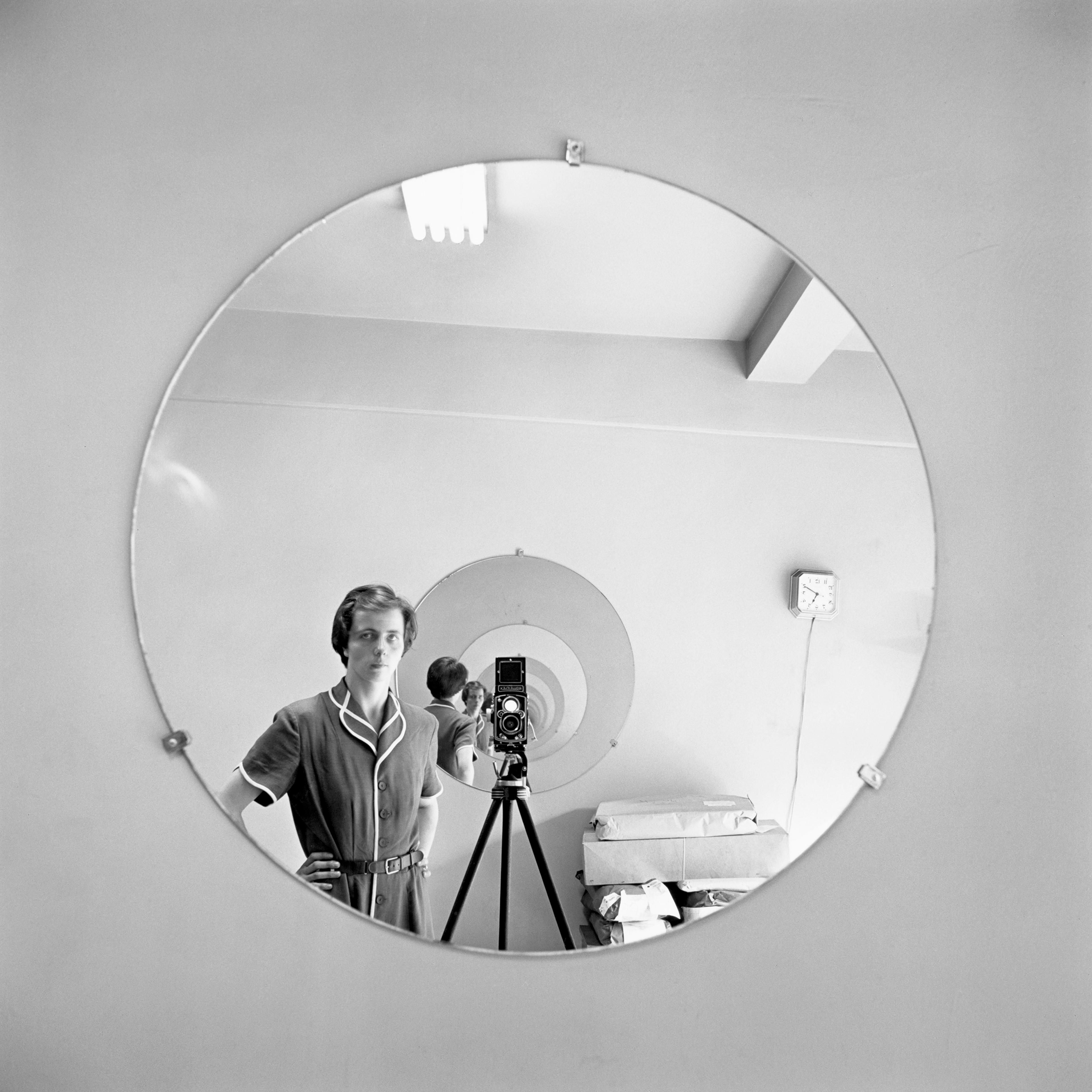 Vivian Maier. Self-portrait, New York, NY, May 5, 1955 © Estate of Vivian Maier, Courtesy of Maloof Collection and Howard Greenberg Gallery, NY