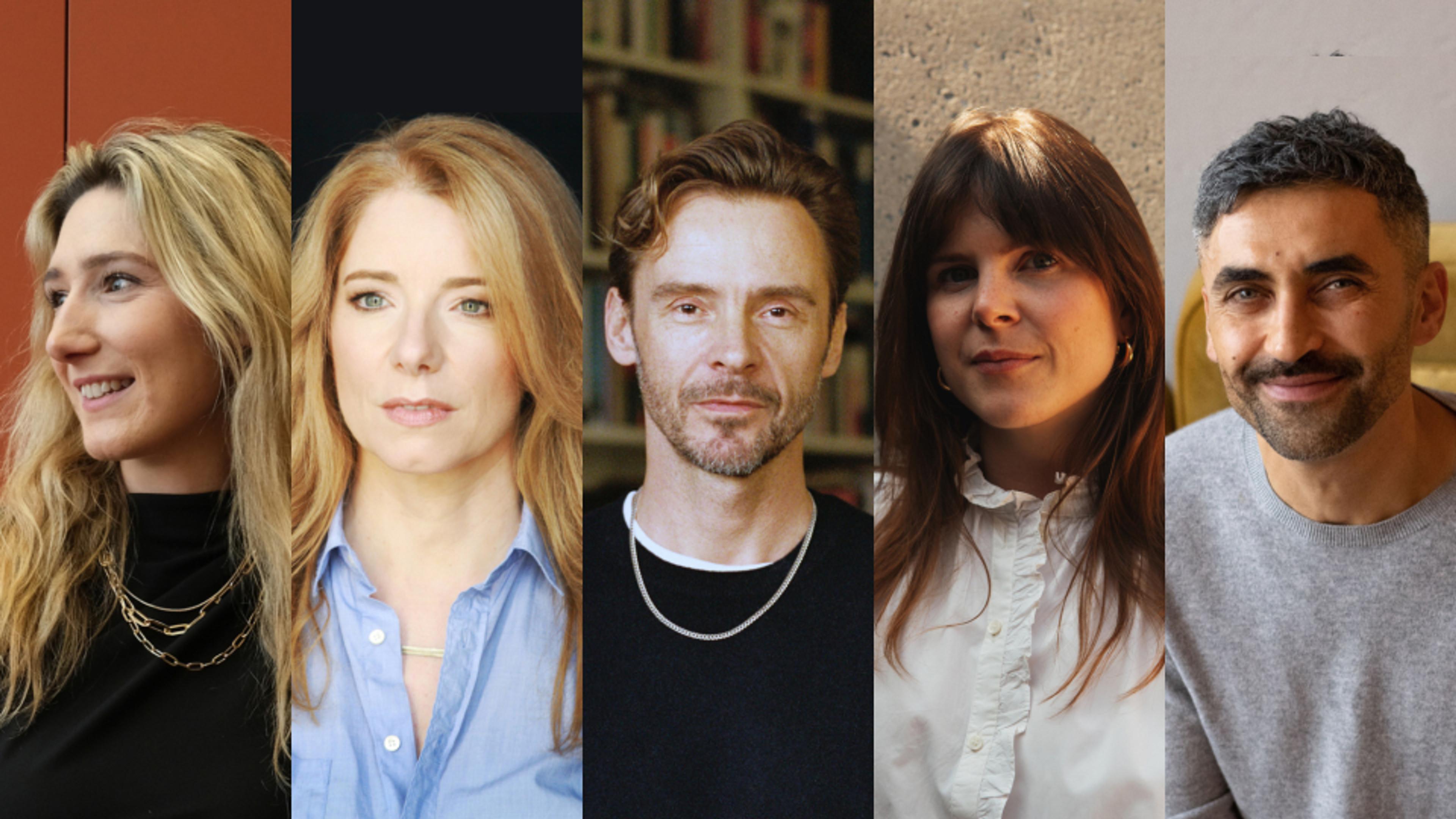 Splitscreen collage of the speakers