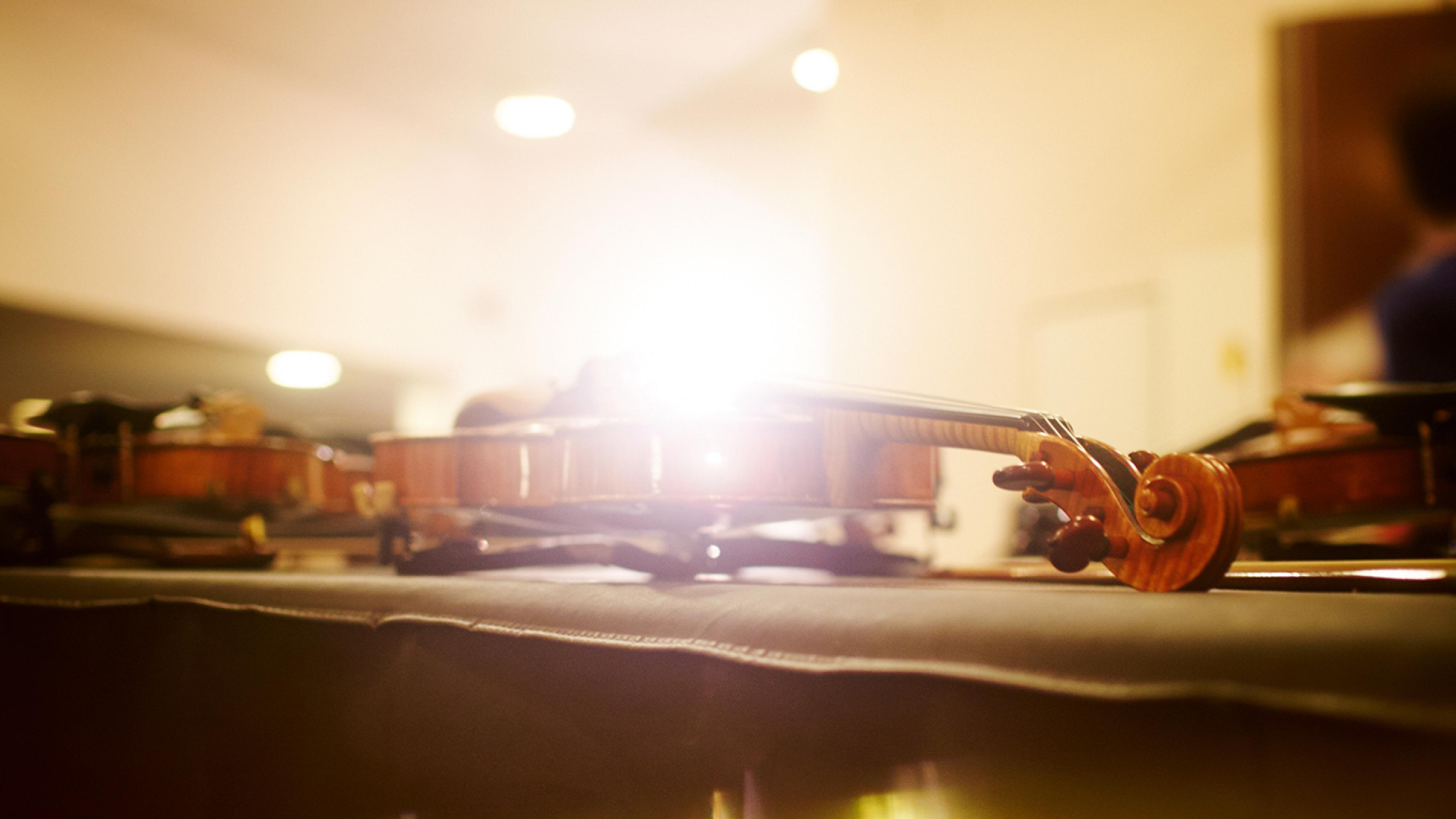 Photo of a violin