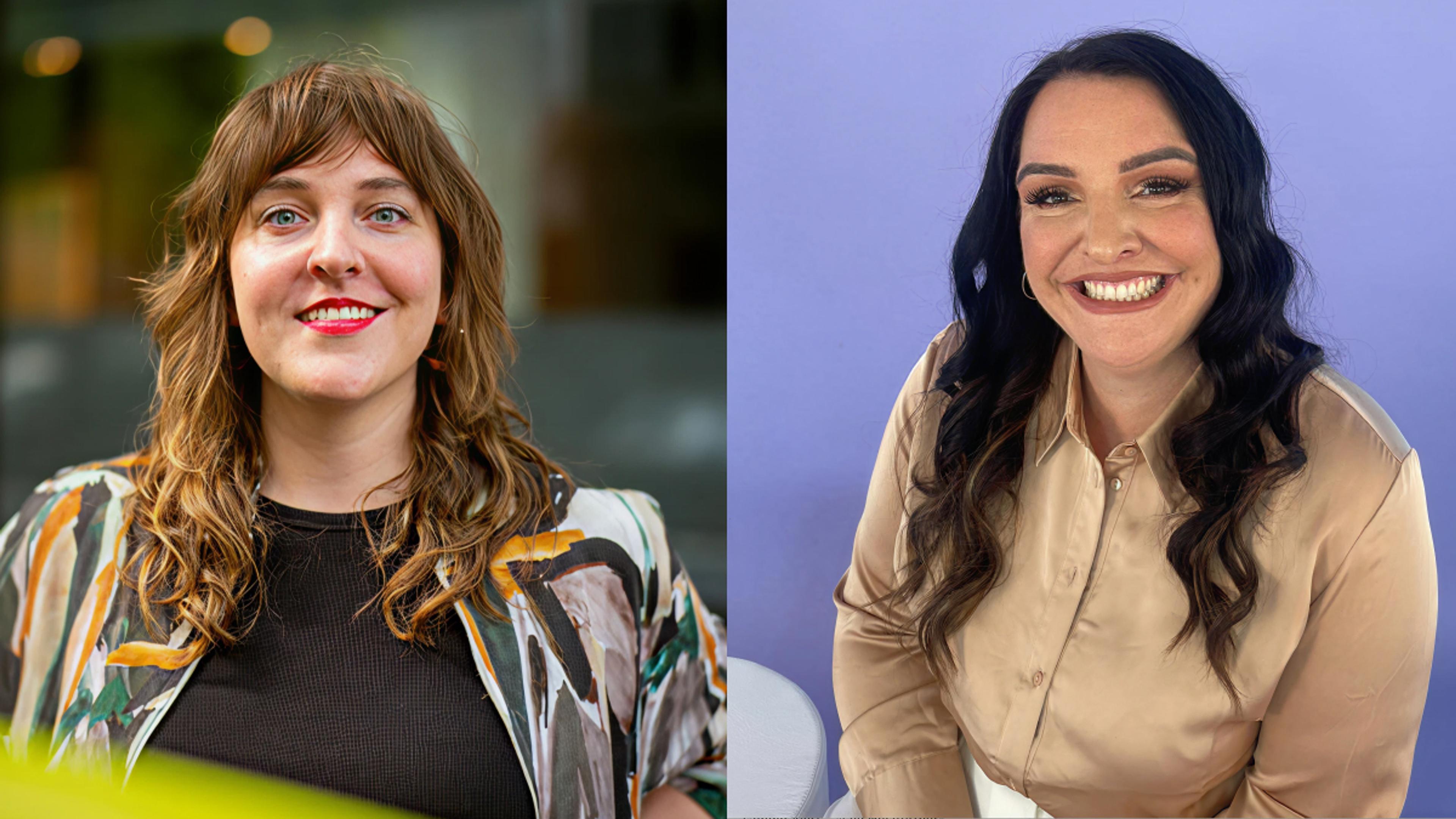 Portraitfoto von Cleo Libro und Lea Holzfurtner