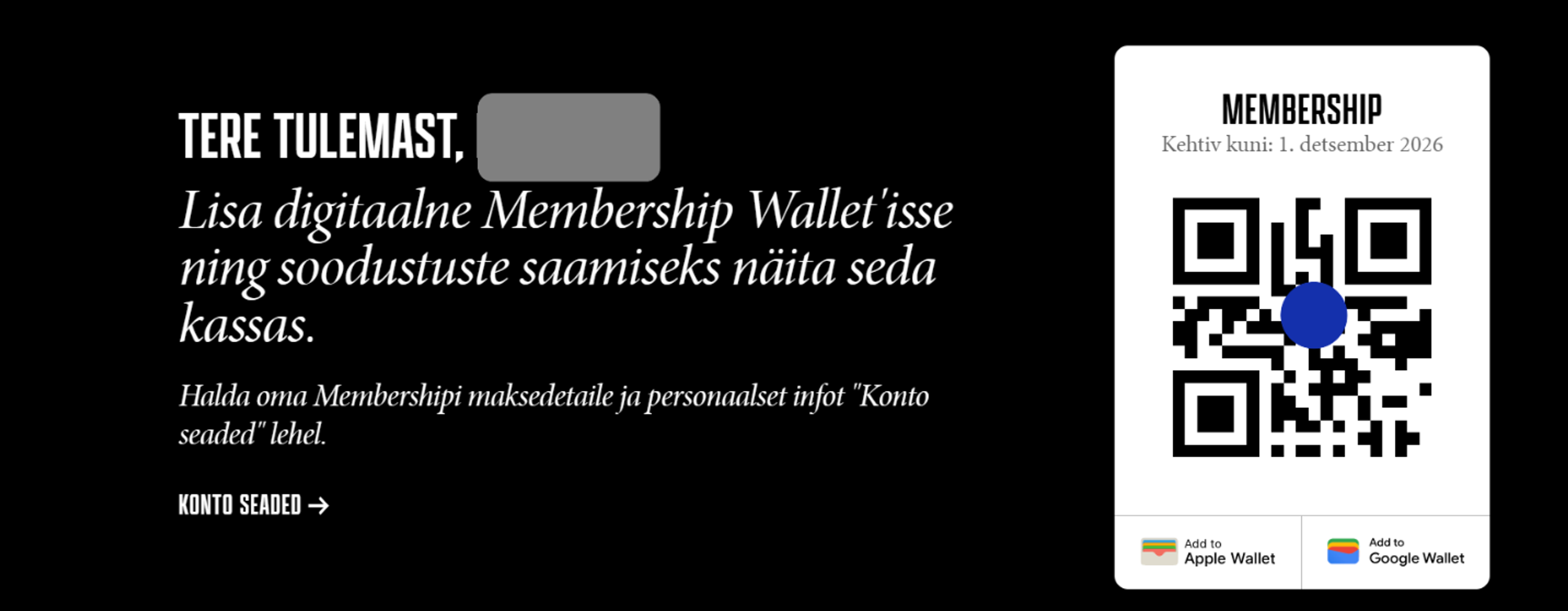 Membership Wallet