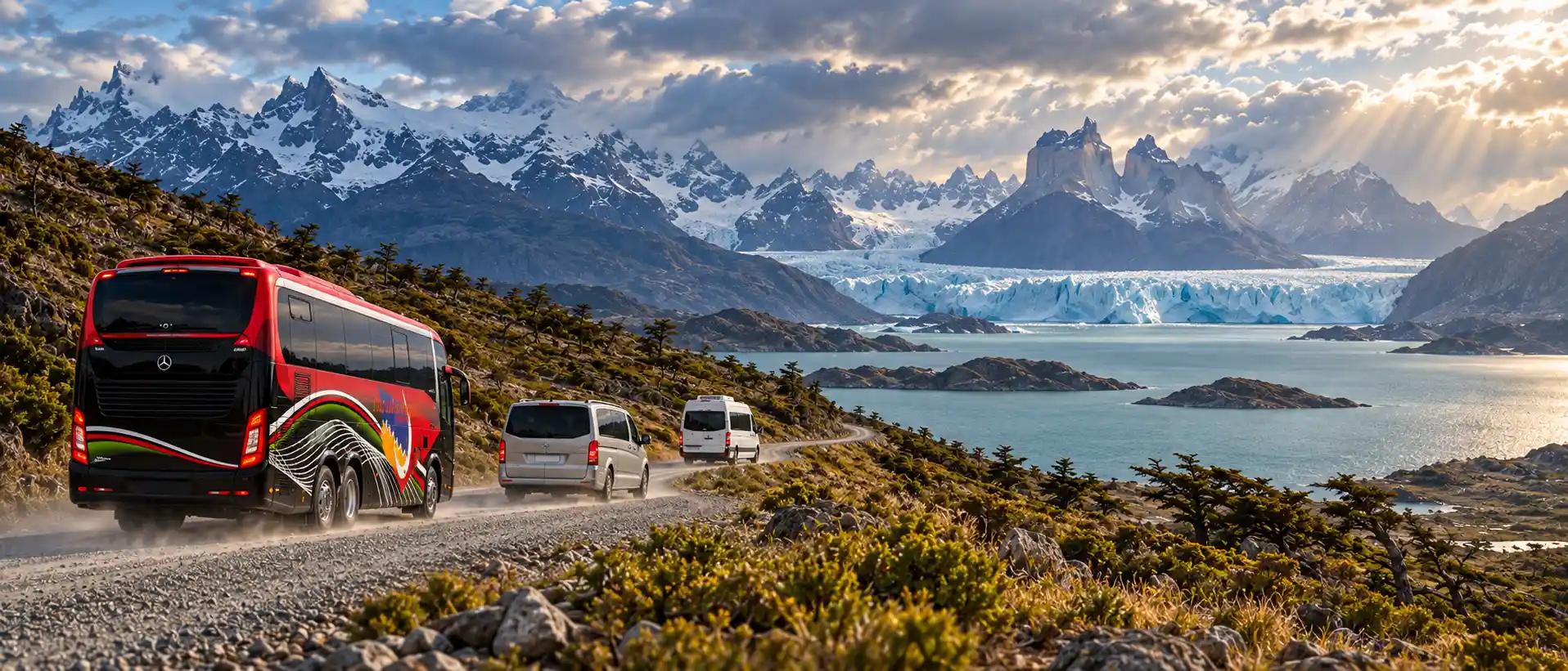 Traslado Compartido Navegación Lago Grey desde Puerto Natales