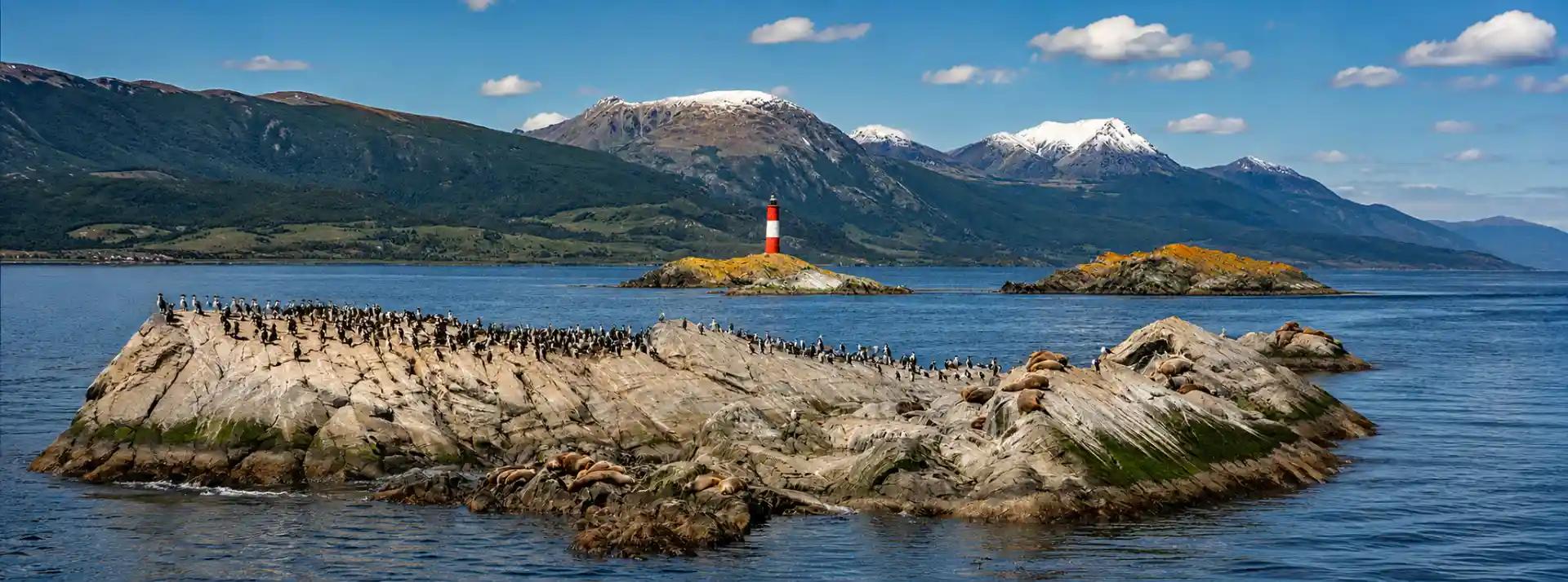 Navegación Canal Beagle – Faro Les Éclaireurs y Lobos Marinos desde Ushuaia