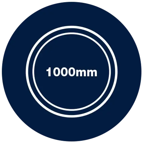 Installed in Just 1000 mm