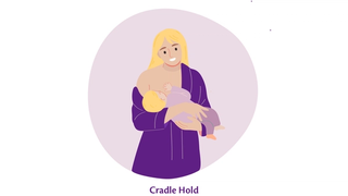 Cradle hold graphic