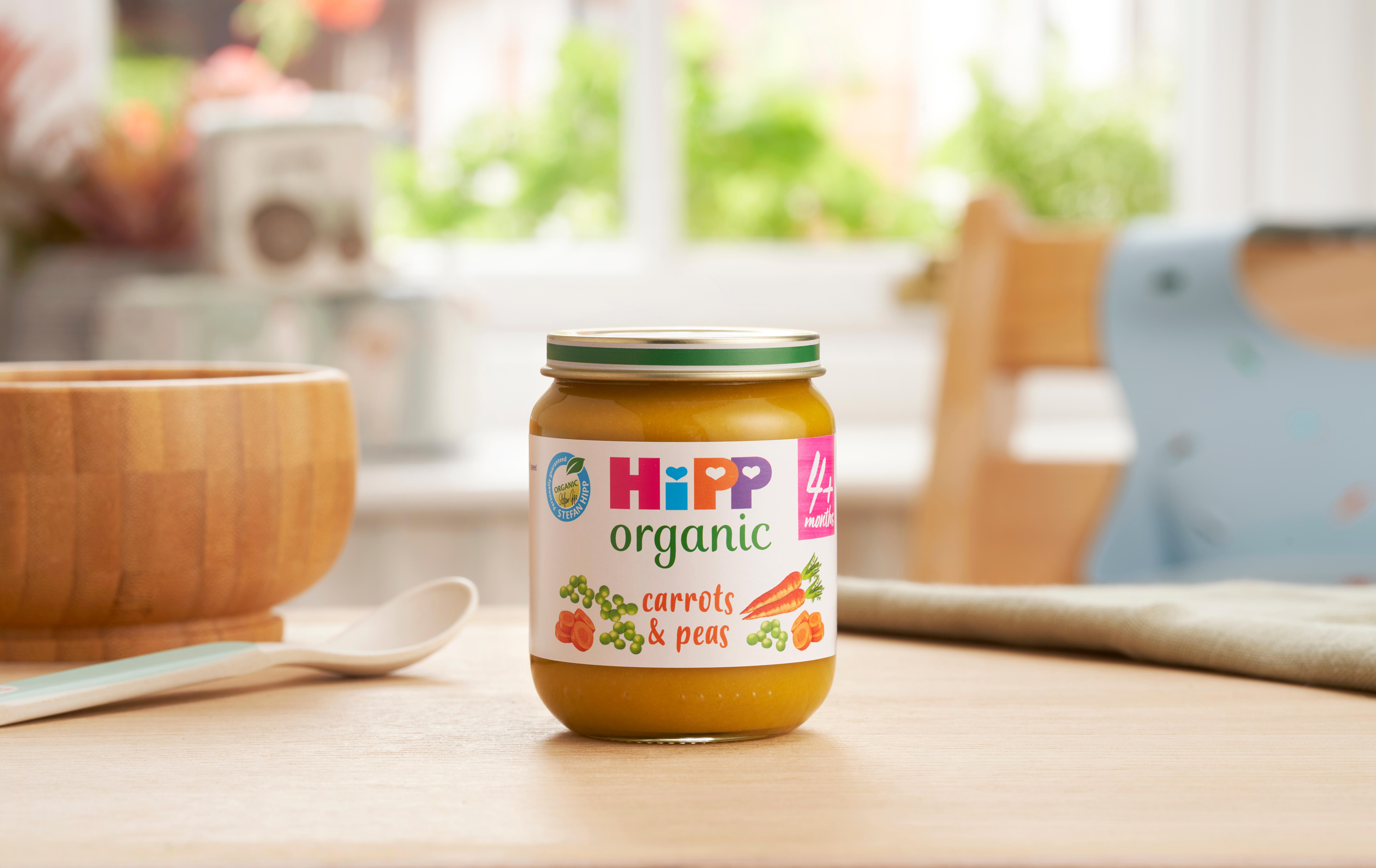 Healthy Pure Spoon Organic Baby Food Carrots Peas HiPP Organic