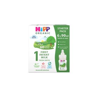 HiPP Organic ready to feed infant starter pack