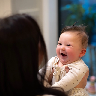 Smiley baby