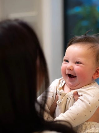 Smiley baby