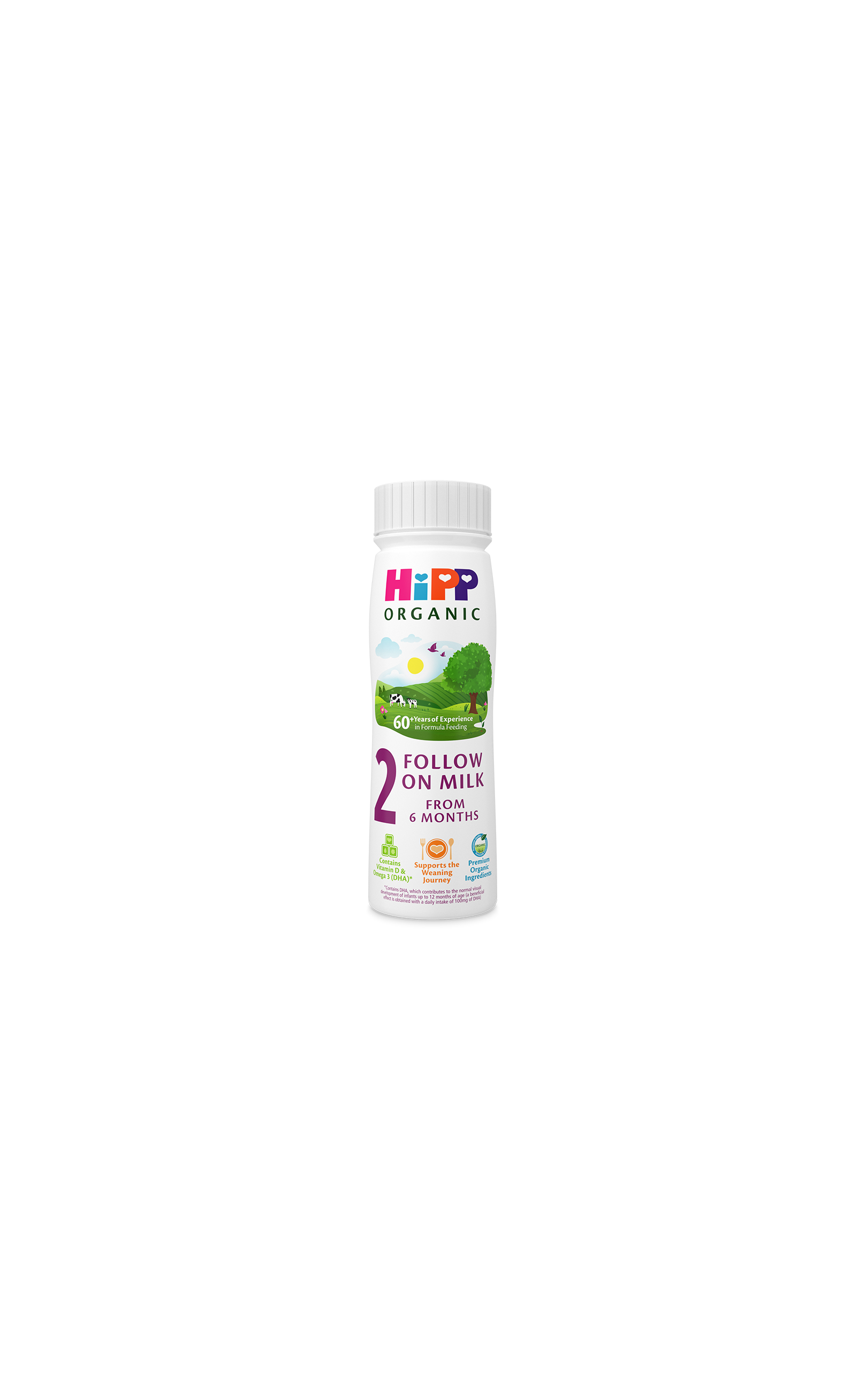 HiPP Organic follow on milk ready to feed bottle