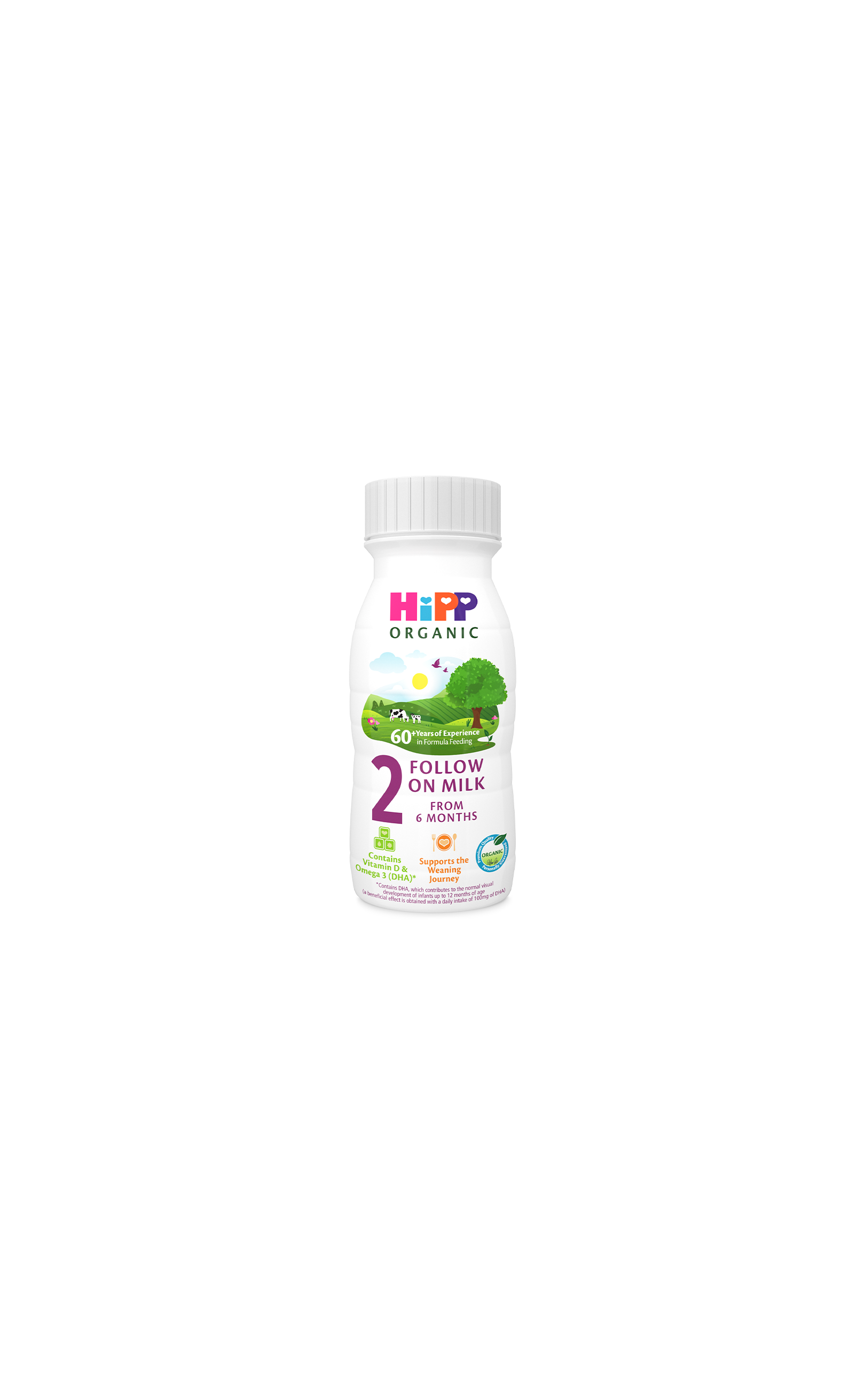 HiPP Organic follow on milk ready to feed bottle