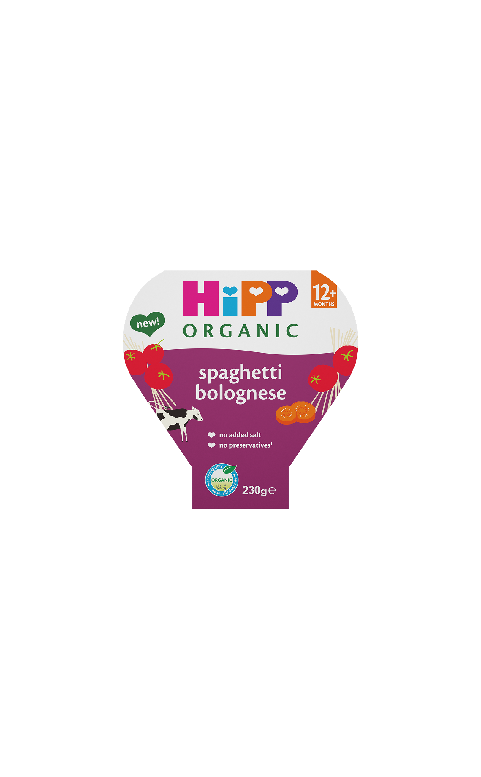 HiPP Organic Spaghetti Bolognese Tray Meal