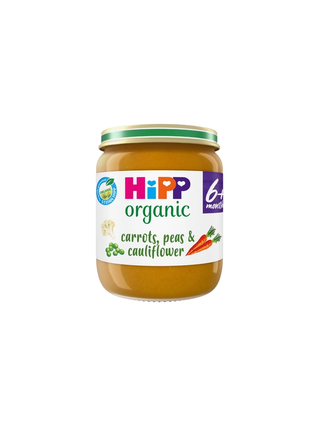 HiPP Organic Carrots, Peas & Cauliflower jar