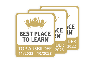 Auszeichnung BEST PLACE TO LEARN®, TOP-AUSBILDER