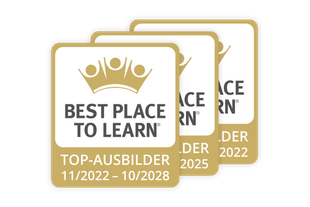 Auszeichnung BEST PLACE TO LEARN®, TOP-AUSBILDER