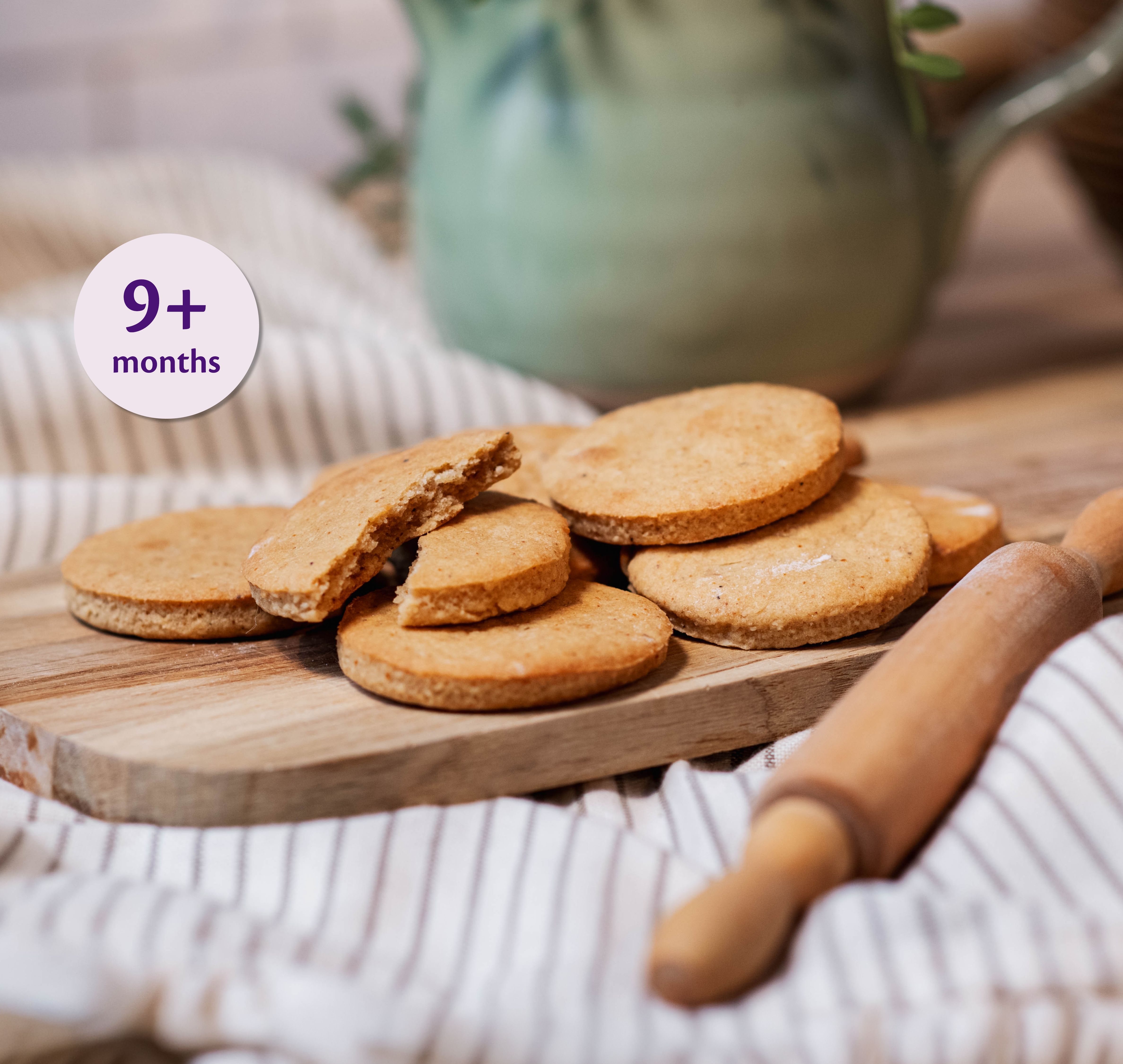 Gingerbread biscuits on cooling rack