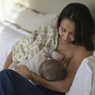 Mother breastfeeding her baby