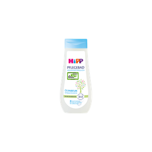 HiPP Baby Pflegebad 200 ml Flasche, parfümfrei und hautverträglich für empfindliche Babyhaut