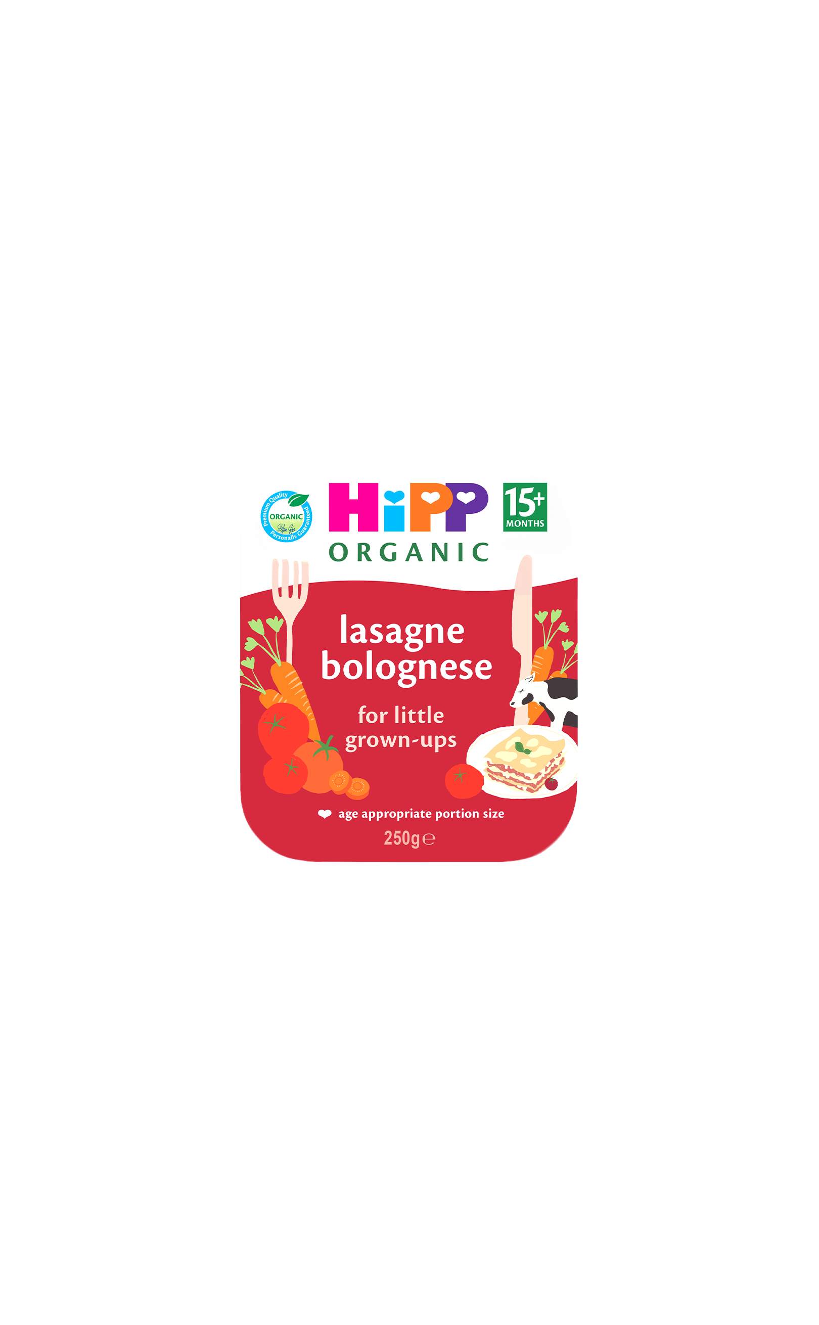 HiPP Organic Lasagne Bolognese tray meal