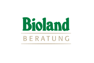 Bioland-Logo mit grünem Schriftzug „Bioland“ und dem Wort „Beratung“ darunter auf hellem Hintergrund
