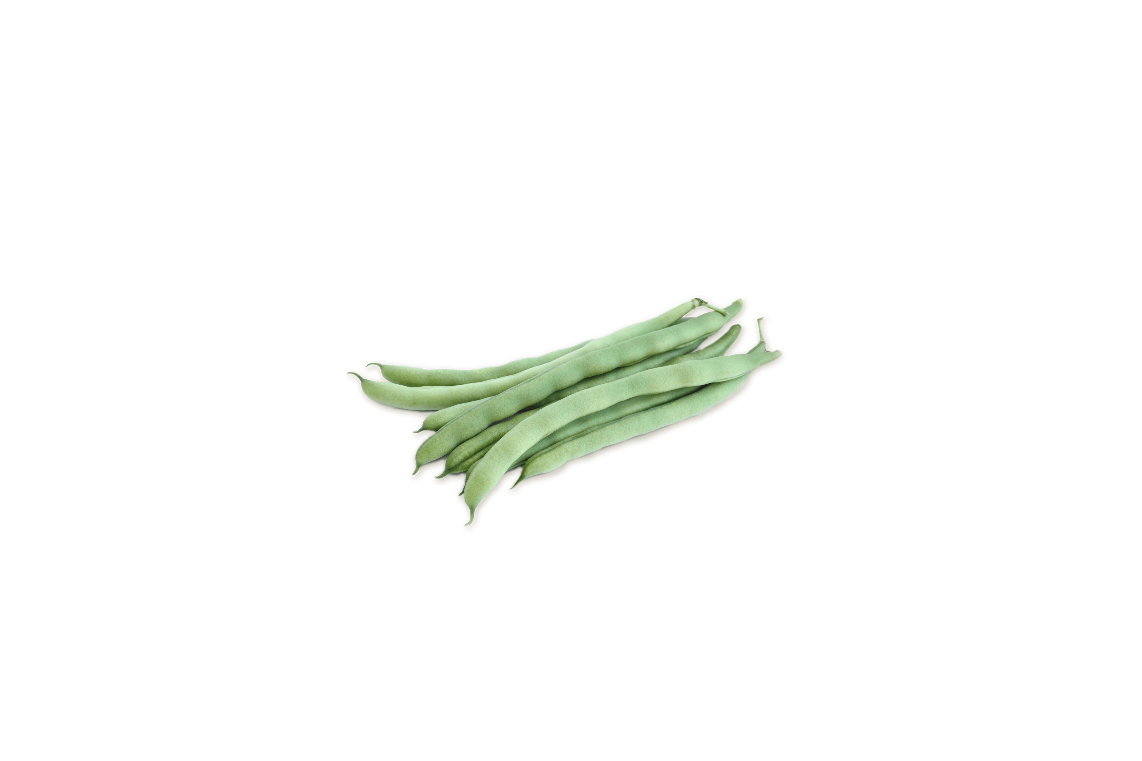 Ein Bündel grüner Bohnen.