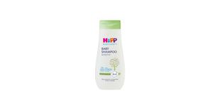 HiPP Babysanft Baby Shampoo Sensitiv Flasche mit grünem Deckel auf weißem Hintergrund