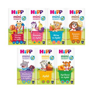 Auswahl der Minidesserts