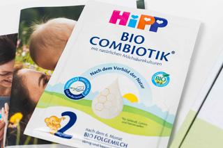 Verpackung von HiPP Bio Combiotik Folgemilch Probierbeutel