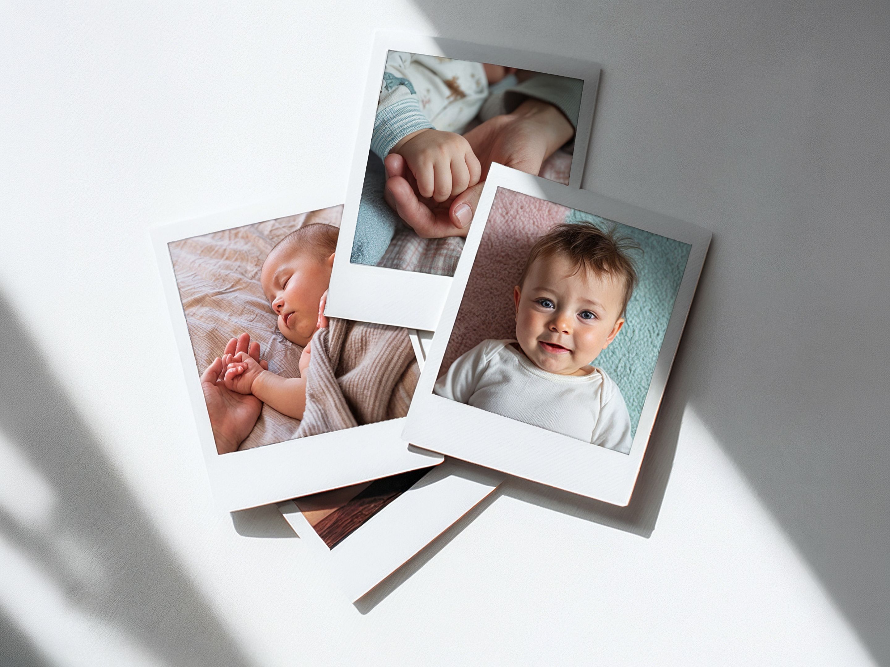 Fotoabzüge mit kleinen Kindern