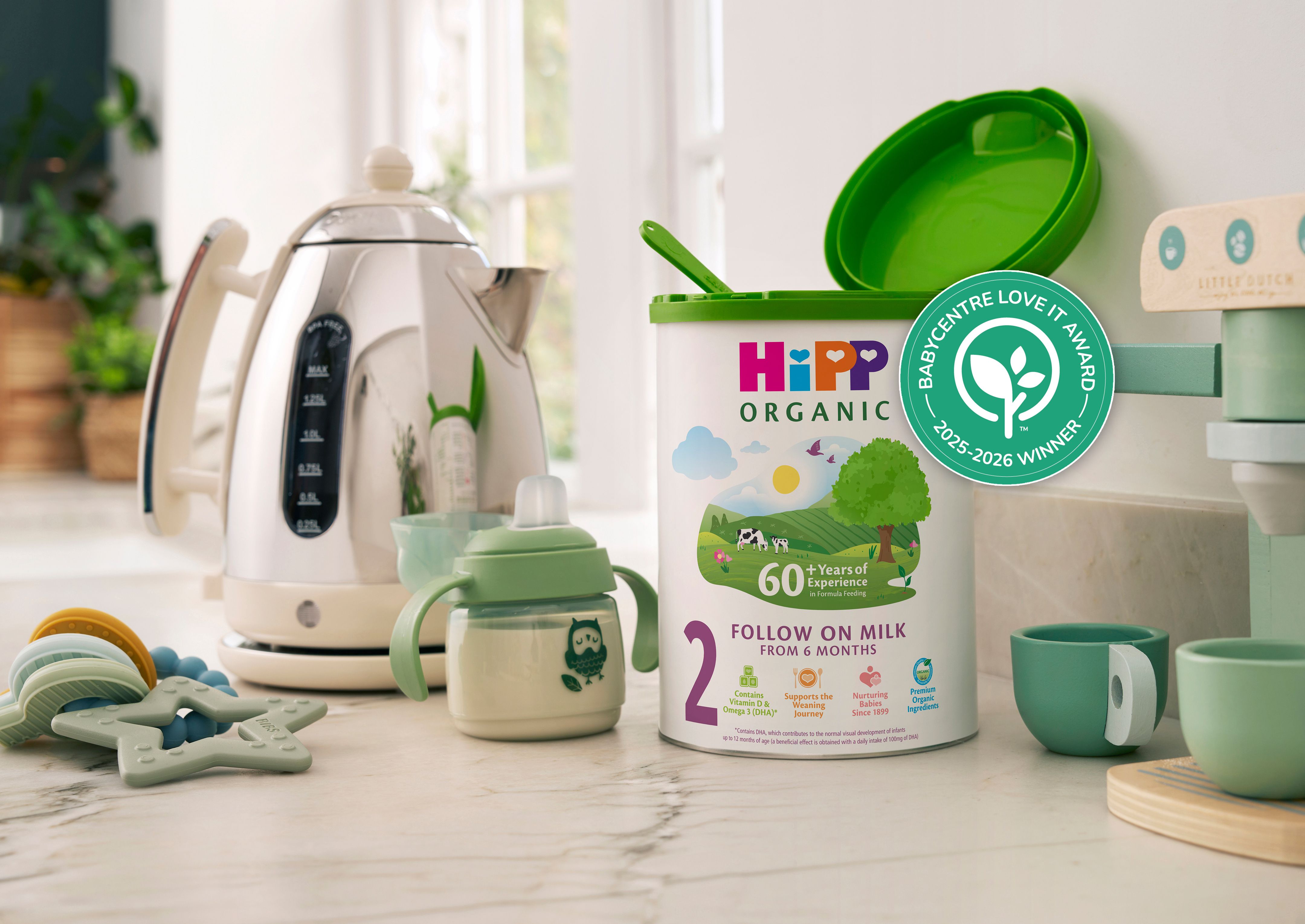 HiPP Organic Follow On Milk Stage 2 wins BabyCentre Love It Award