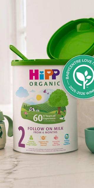 HiPP Organic Follow On Milk Stage 2 wins BabyCentre Love It Award