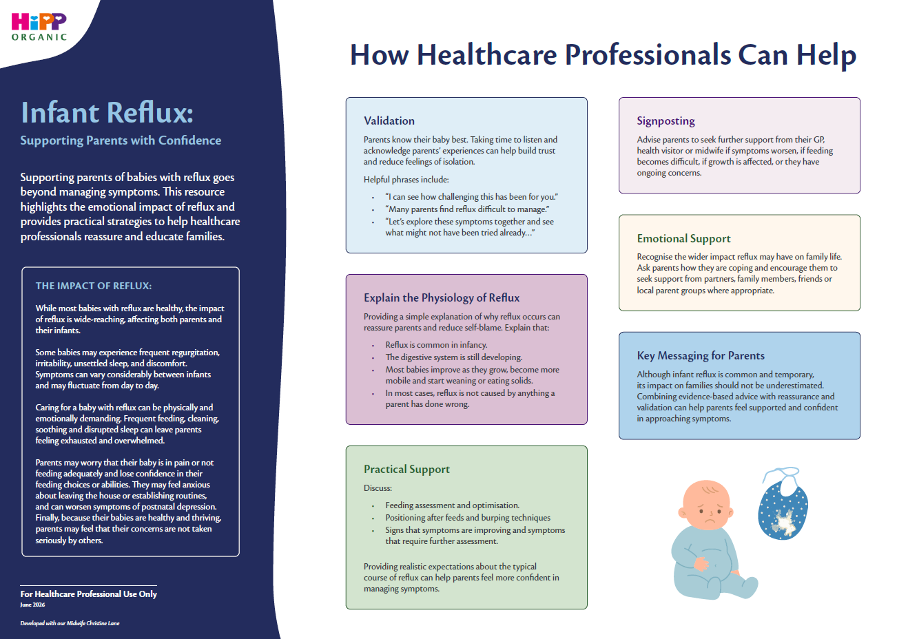 HiPP Organic Infant Reflux Guide - How Healthcare Professionals Can Help