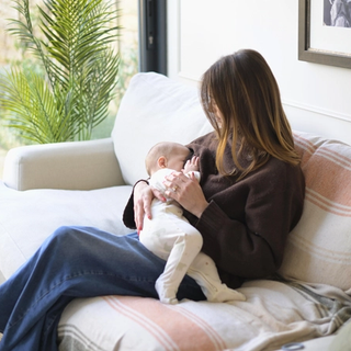 Mum breastfeeding her baby