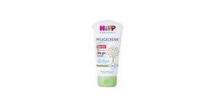 HiPP Babysanft Pflegecreme Sensitiv Tube mit Bio-Mandelöl für zarte Babyhaut, freigestellt auf weißem Hintergrund