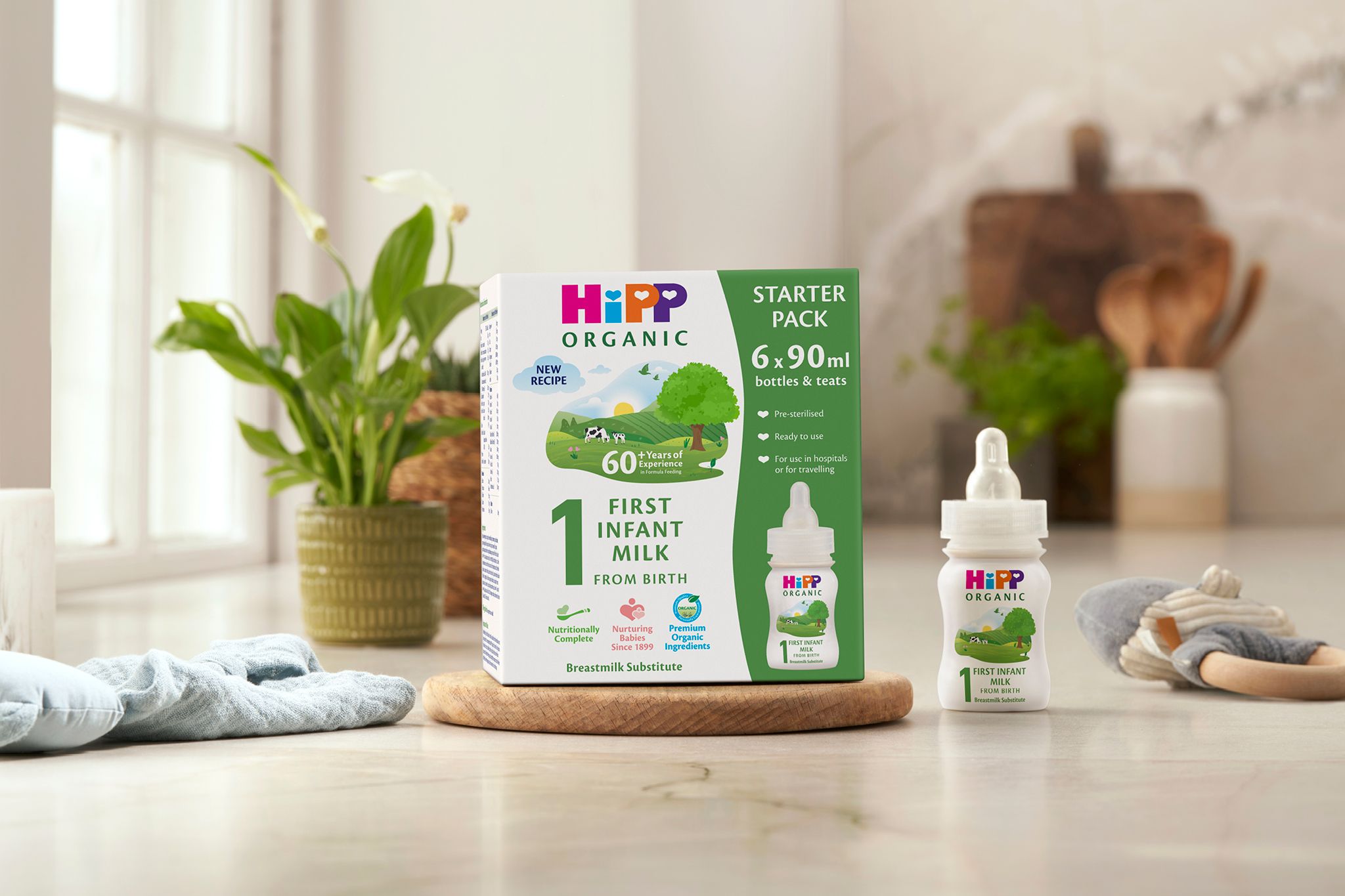HiPP Organic First Infant Milk Ready to Feed Starter Pack