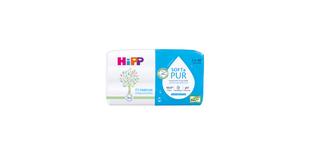 HiPP Soft & Pur Feuchttücher Packung, hypoallergene, parfümfreie Baby-Feuchttücher mit 99,9 % Wasser für sensible Haut
